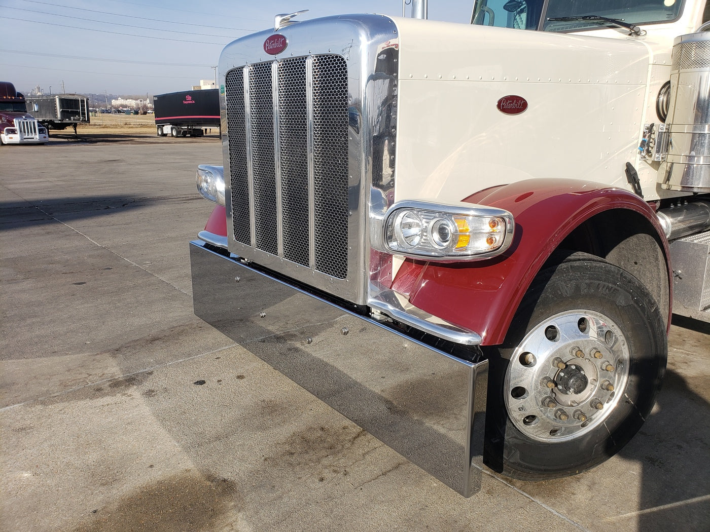 Lincoln Chrome Peterbilt 389 20" Bumper
