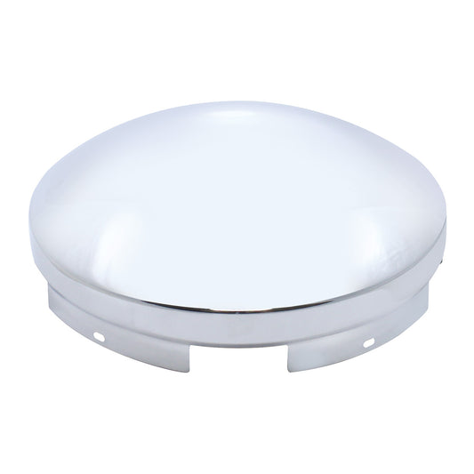 5 Even Notched Chrome Dome Front Hubcap - 3/4" Side Wall