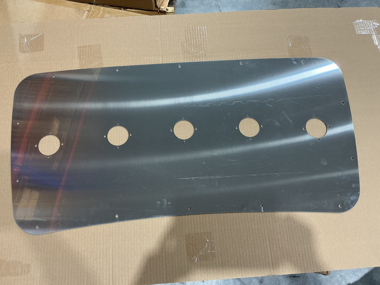 Peterbilt 2006 And Newer 389 Center Of  Cab Roof Panel With 5 Light Holes