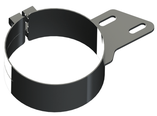 Peterbilt Chrome Angled Cab Bracket
