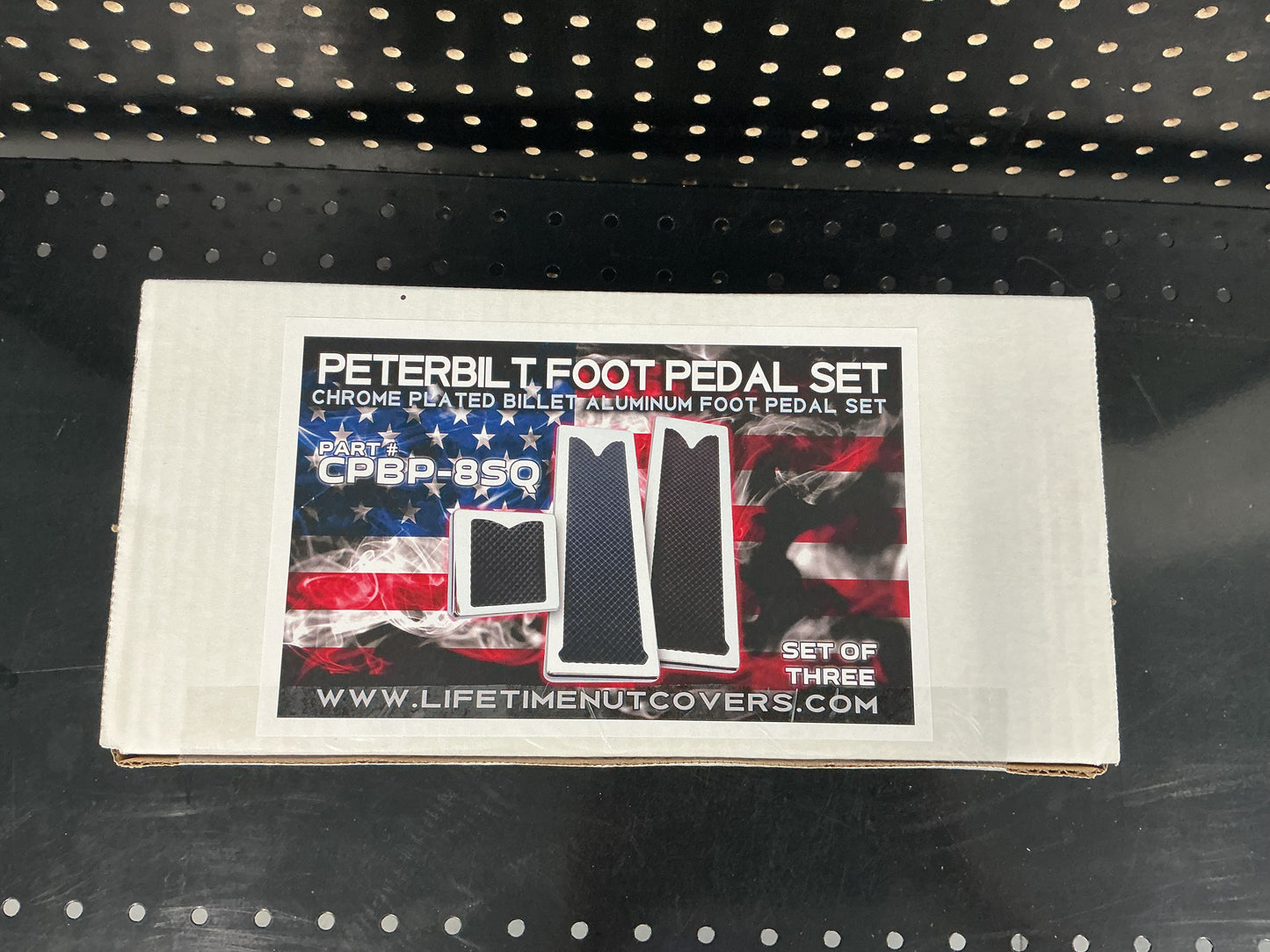 Chrome Plated Billet Aluminum Peterbilt Pedal