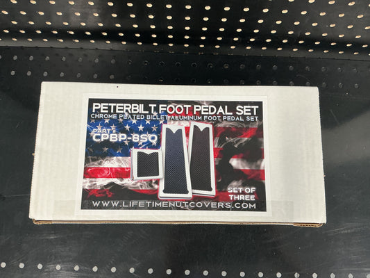 Lifetime Chrome Plated Billet Aluminum Peterbilt Pedals