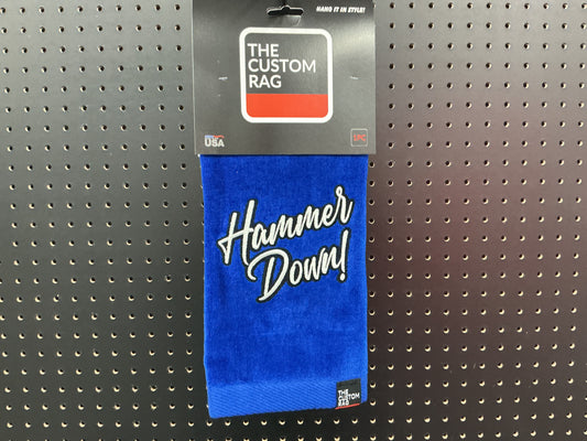 Hammer Down Blue Rag