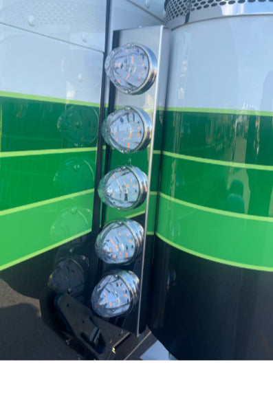Air cleaner light panel