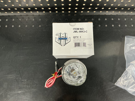 Clear Watermelon Glass Lens Flush Mount Kit