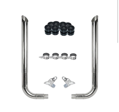 Peterbilt 379 7” Stack Kit Mitered - 7 Year Warranty