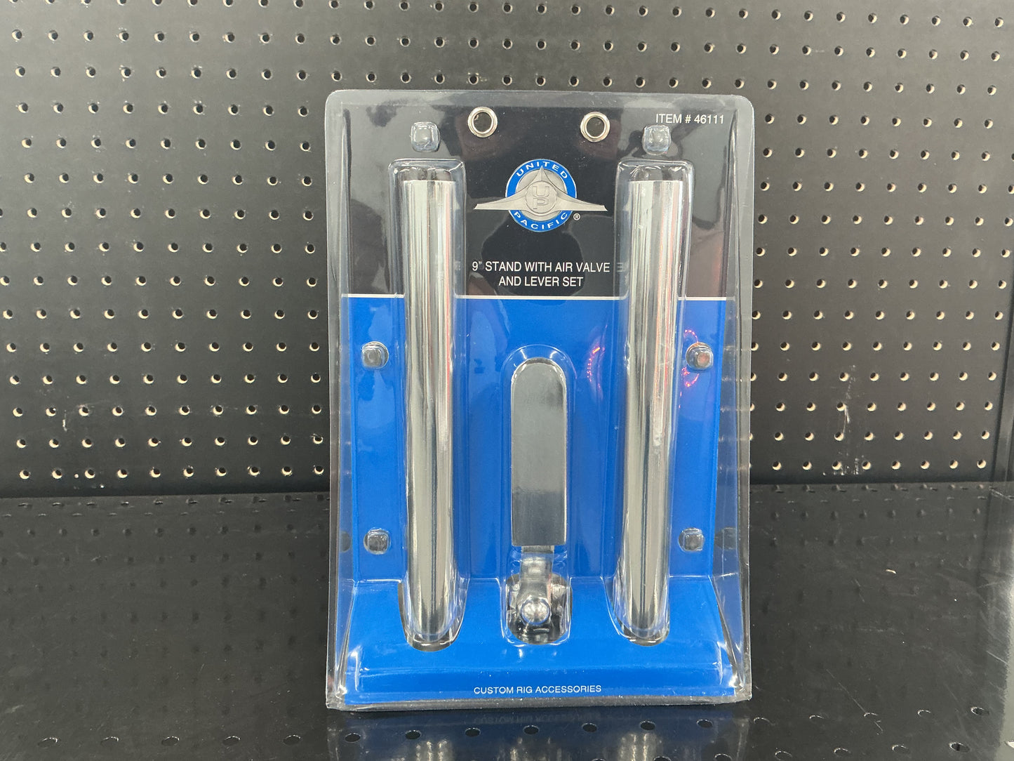 Chrome 9” Stand/Valve Set For Air Horns