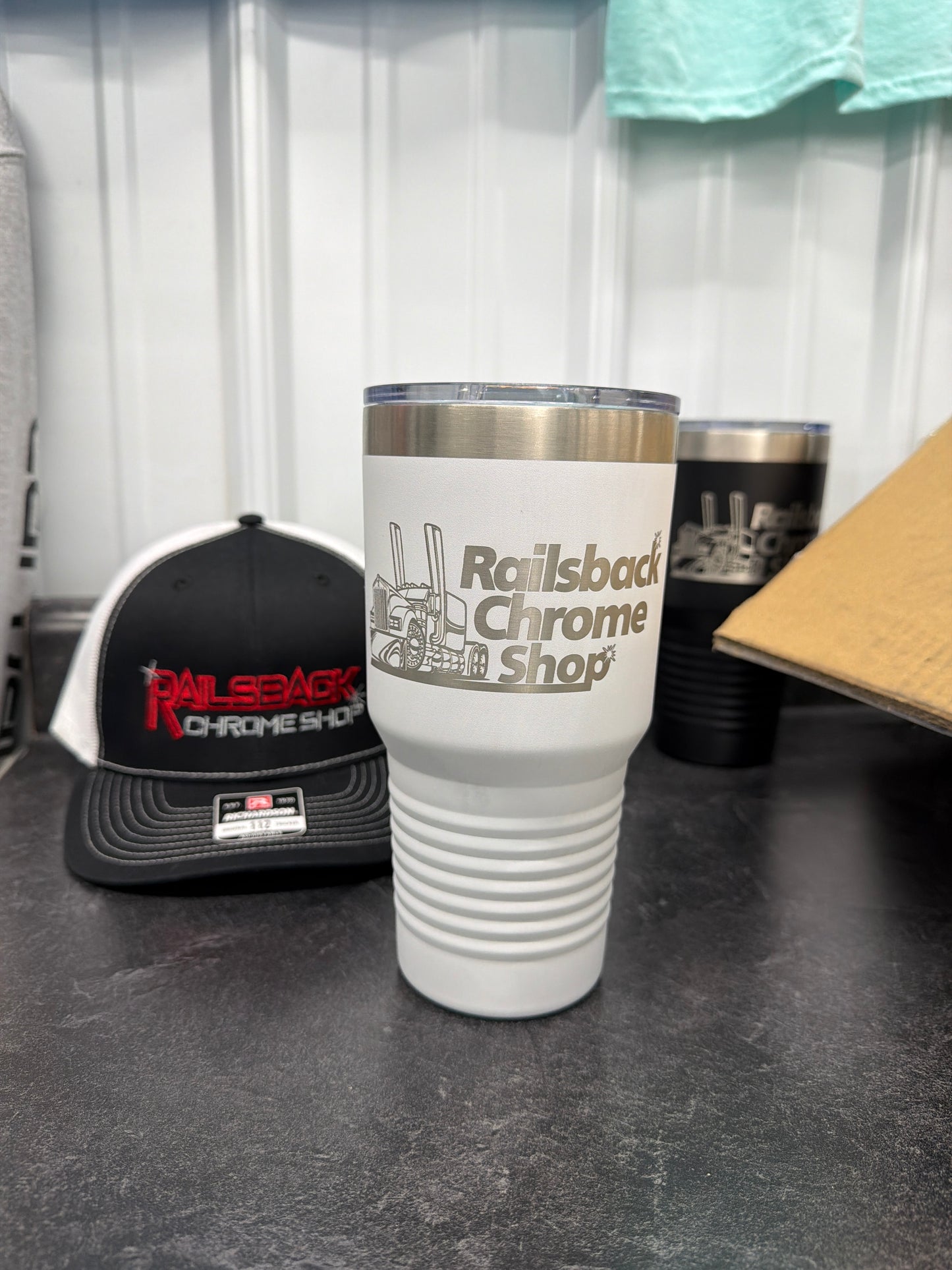 Railsback Chrome Shop Cup