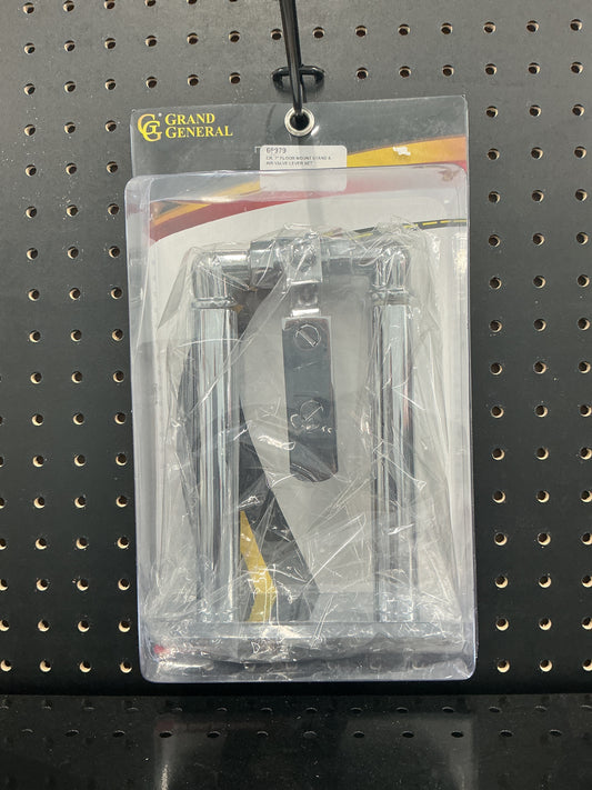 7” Floor mount stand and air valve set