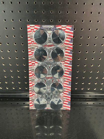 Lifetime Nut Covers 1 1/2” Top Hats (Pack of 10)