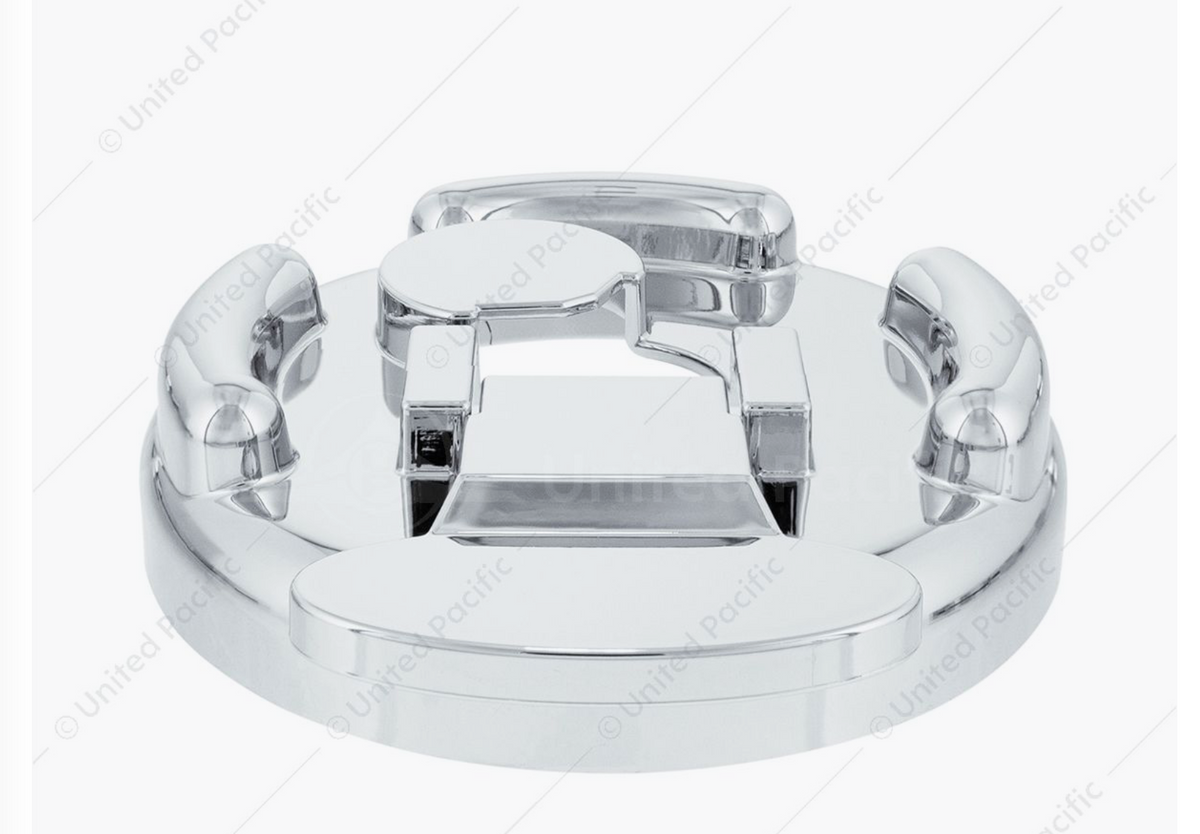 Chrome Plastic Fuel Cap Cover