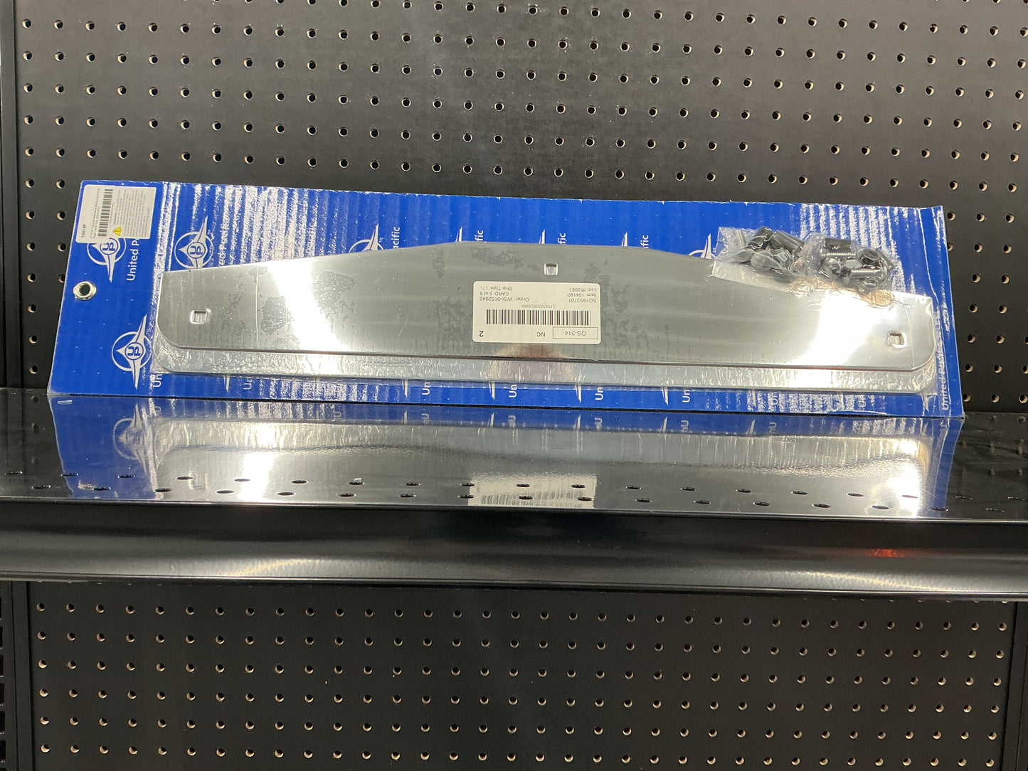 4”X24” Chrome Bottom Mud Flap Plate