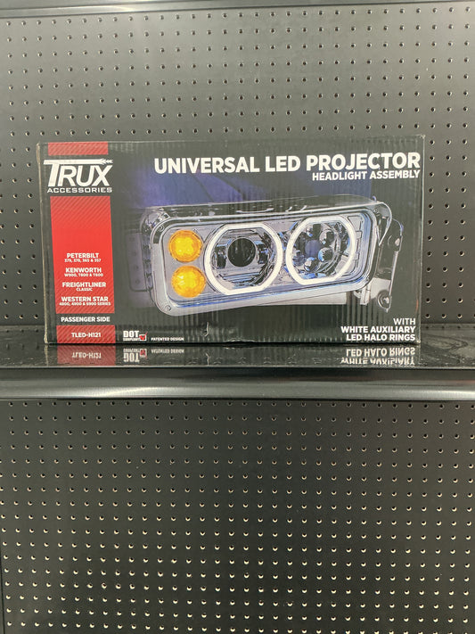 Universal LED Projector Headlight Passenger Side