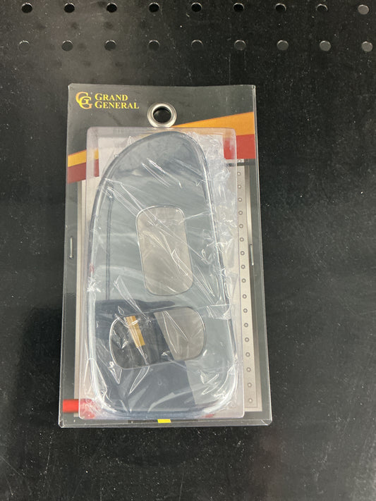 Passenger side window trim cover lock and window