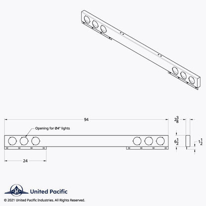 United Pacific Rear Light Bar