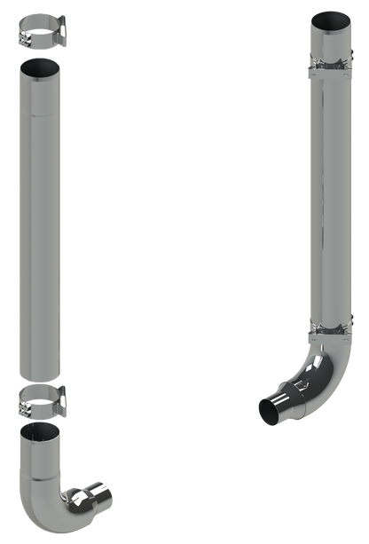 Freightliner Classic 6" Stack Kit (1 Piece)