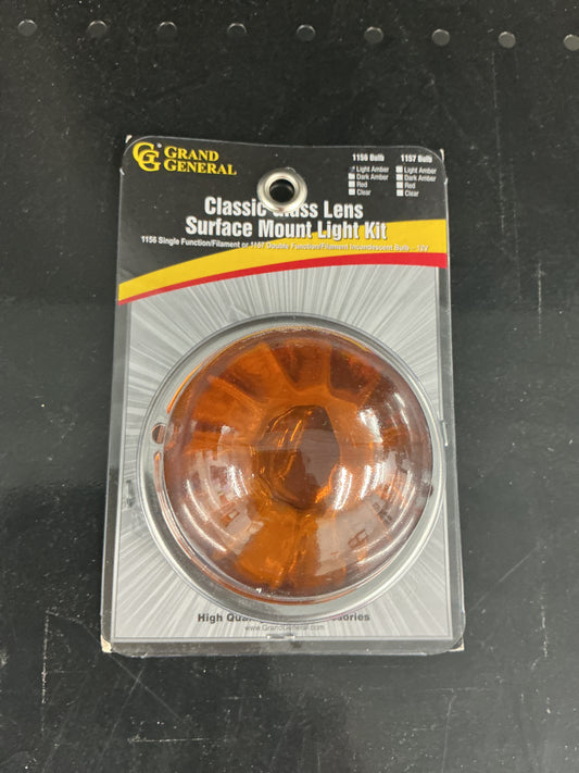 Classic glass watermelon surface mount light