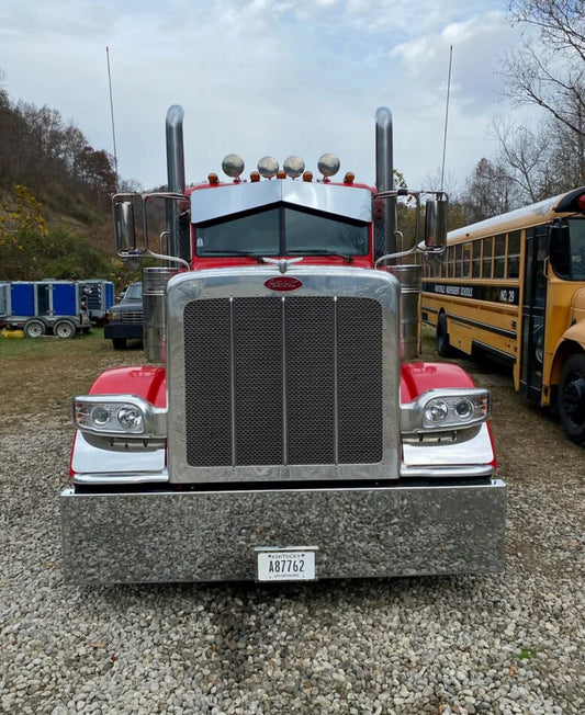 Peterbilt 12”/8” Rev Bow Tie Visor