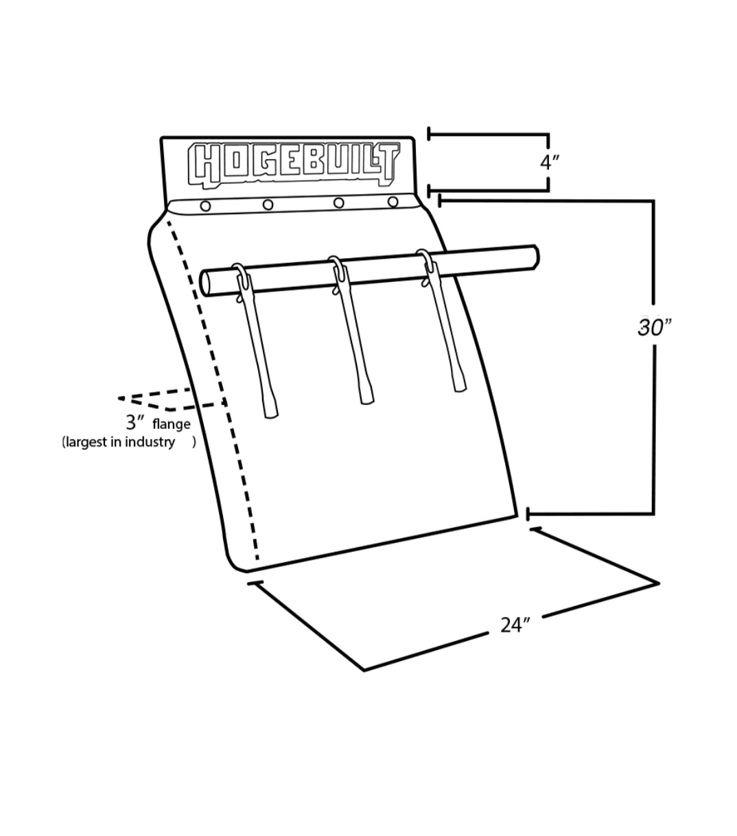 Hogebuilt 30” Quarter Fenders With Mount Arms