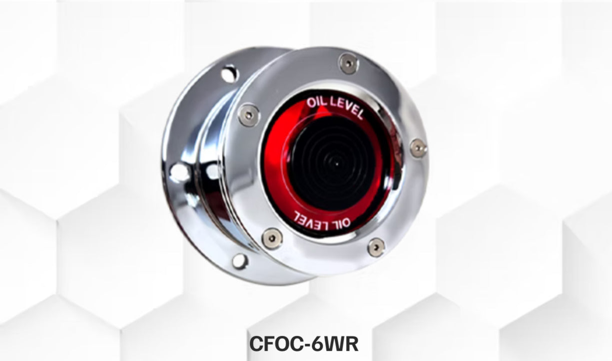 Lifetime Front Oil Cap With Red Window