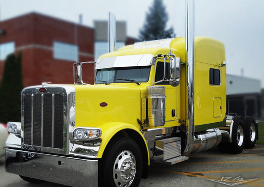 11” Peterbilt Straight Visor by 12ga Customs