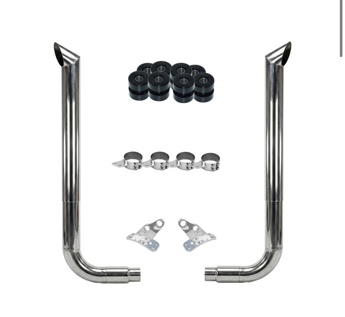 Peterbilt 379 8” Stack Kit Chino Tips - 7 Year Warranty