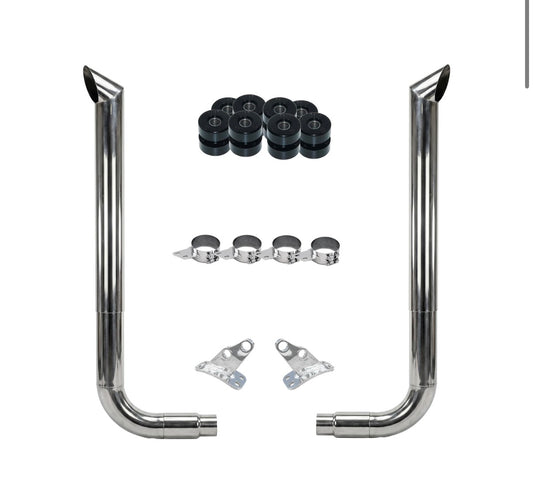 Peterbilt 379 8” Stack Kit Chino Tips - 7 Year Warranty