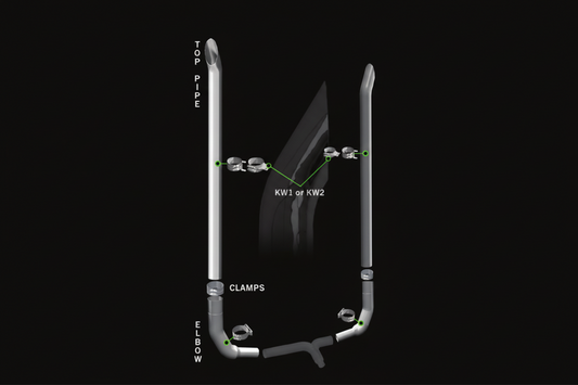 Roadworks 6” Stack Kit For Kenworth - FREE SHIPPING