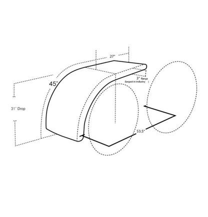 Hogebuilt 72” 304 Stainless Lowrider Fenders