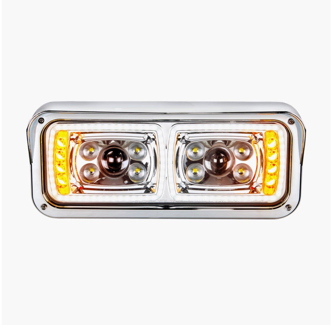 Chrome Passenger Side Headlight Assembly 4x6