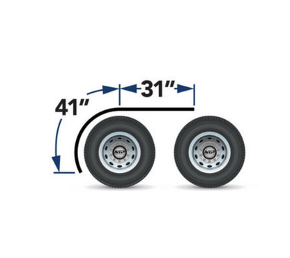 72” 304 Stainless Half Fenders NTP