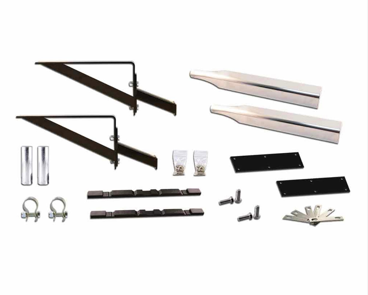 Half Fender Mounting Kit - Adjustable Fender Brackets (12 ga heavy duty)