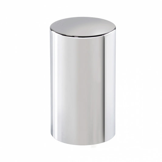 33mm x 3-1/2" Chrome Plastic Cylinder Nut Cover - Thread-On (Bulk)