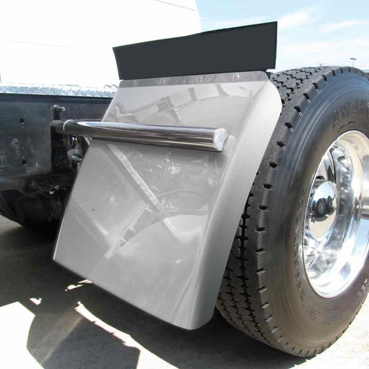 24" Quarter Fender Kit with Tube Mounts - 18 Gauge | Mirror Shine Stainless Steel