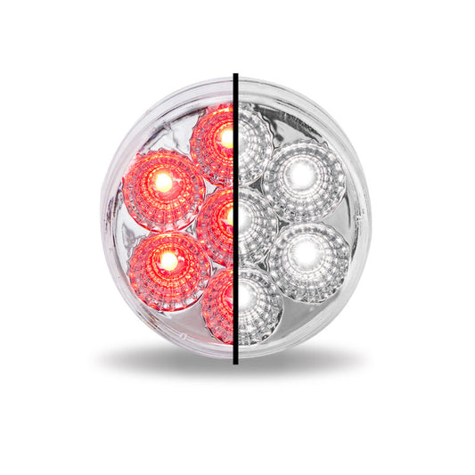 2.5" Red Marker to Blue Auxiliary Round LED Light - 7 Diodes