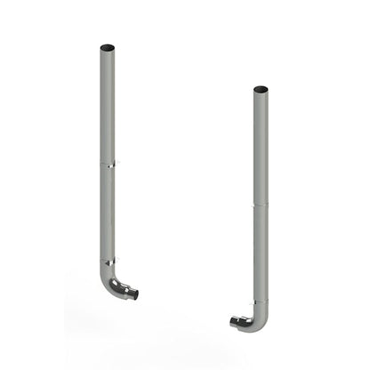 Freightliner Coronado 7" Chrome Plated Stainless Steel Exhaust Kit