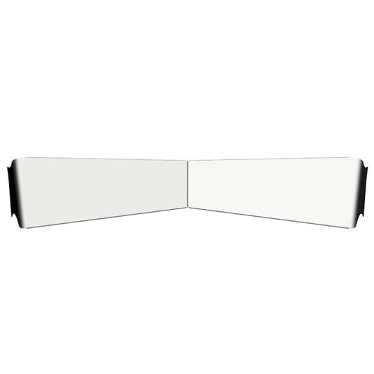 Kenworth 13" Reverse Bowtie Visor